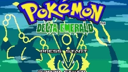 Pokemon Delta Emerald titlescreen