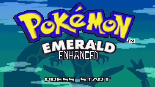 Pokemon - Emerald Enhanced titlescreen