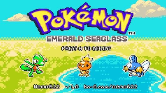 Pokémon Emerald Seaglass titlescreen