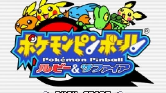 Pokémon Pinball: Ruby & Sapphire titlescreen