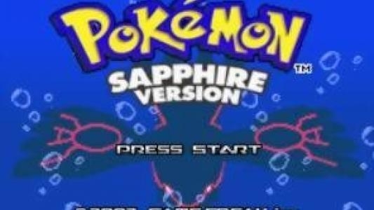 Pokémon Sapphire Version titlescreen