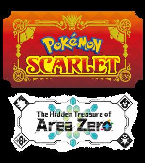 Pokemon Scarlet + The Hidden Treasure of Area Zero Bundle clearlogo