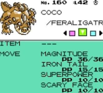 Pokemon Serene Crystal screenshot