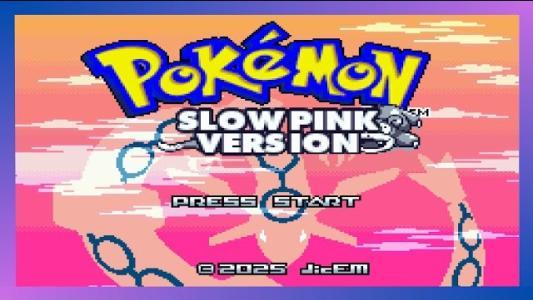 Pokemon Slowpink titlescreen