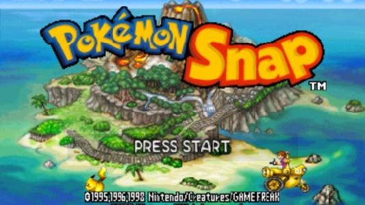 Pokémon Snap titlescreen