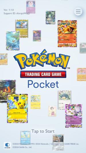 Pokémon TCG Pocket titlescreen