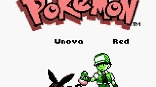 Pokémon Unova Red titlescreen