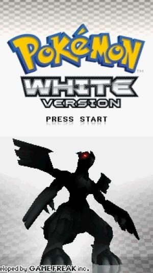 Pokémon White Version titlescreen