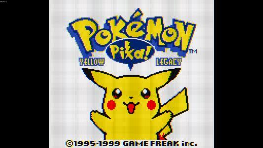 Pokemon Yellow Legacy titlescreen