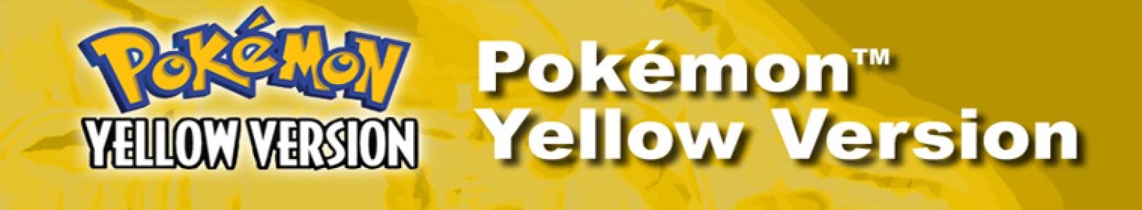 Pokémon Yellow Version: Special Pikachu Edition banner