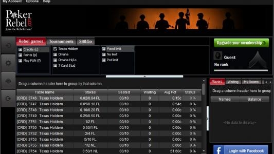 PokerRebel screenshot