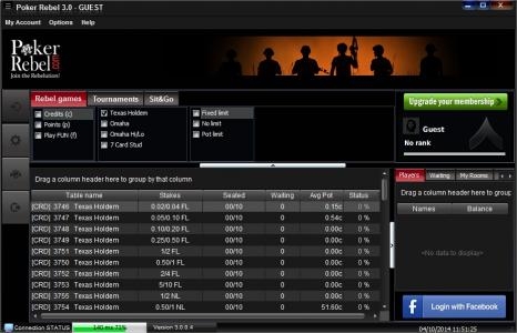 PokerRebel screenshot