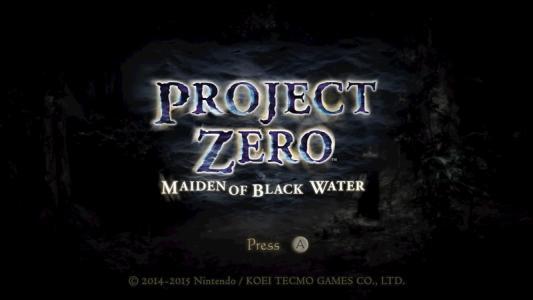 Project Zero: Maiden of Black Water (Limited Edition) titlescreen