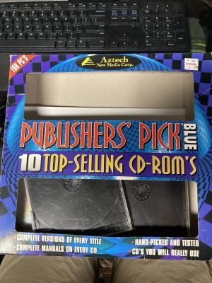 Publishers Pick BLUE -   10 top selling CD-ROms