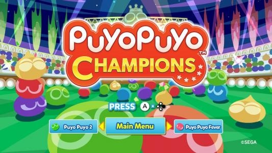Puyo Puyo Champions titlescreen