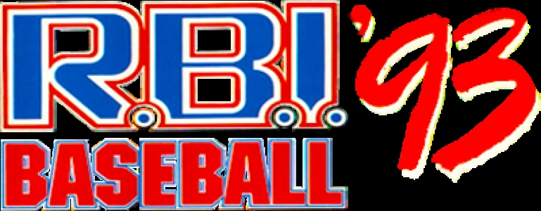 R.B.I. Baseball '93 clearlogo