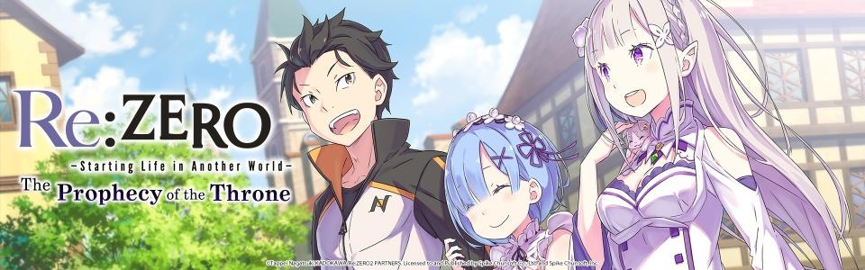 Re:ZERO: The Prophecy Of The Throne [Day One Edition] banner