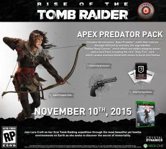 Rise of the Tomb Raider (Apex Predator Pack) banner