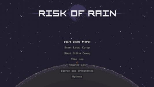 Risk of Rain titlescreen