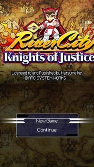 River City: Knights of Justice titlescreen