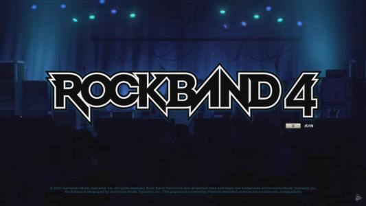 Rock Band 4 (Band-in-a-box bundle) titlescreen