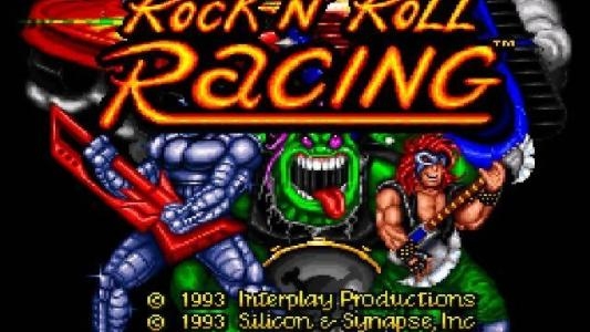 Rock n' Roll Racing titlescreen