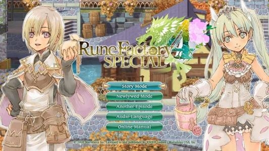 Rune Factory 4 Special [Archival Edition] titlescreen