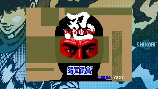Sega Ages: Shinobi titlescreen
