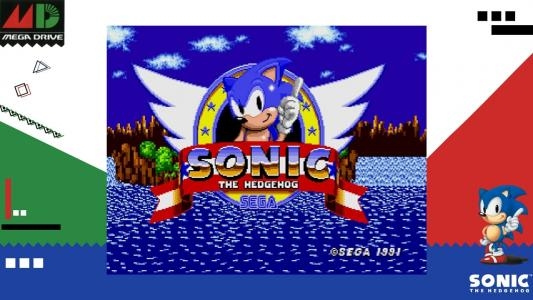 Sega Ages: Sonic the Hedgehog titlescreen