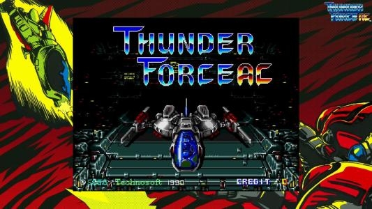 SEGA AGES Thunder Force AC titlescreen