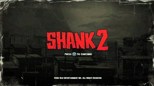 Shank 2 titlescreen