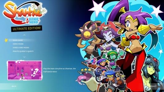 Shantae: Half-Genie Hero - Ultimate Edition titlescreen