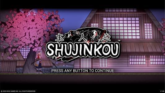 Shujinkou titlescreen