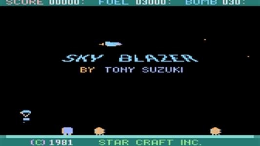 Sky Blazer titlescreen