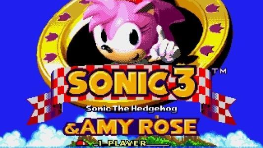 Sonic 3 and Amy Rose titlescreen