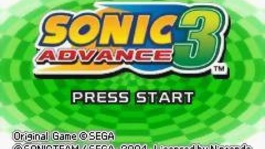 Sonic Advance 3 titlescreen