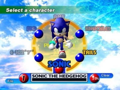 Sonic Adventure titlescreen