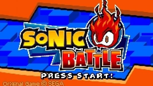 Sonic Battle titlescreen