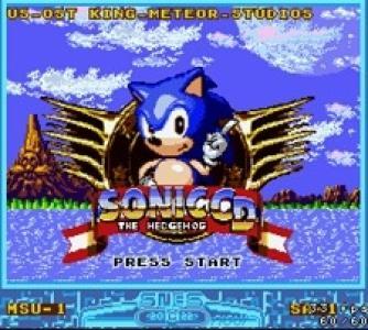 Sonic CD SNES version titlescreen