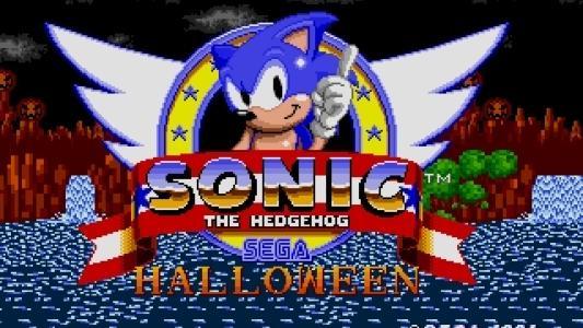 Sonic Halloween titlescreen