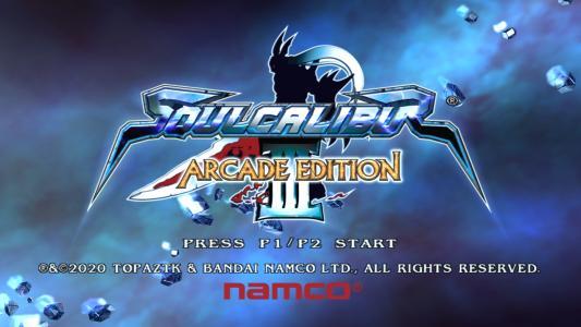 SoulCalibur III: Arcade Edition titlescreen