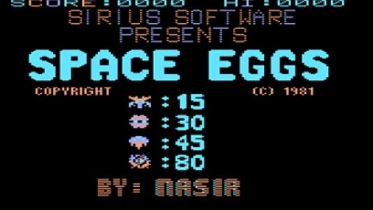 Space Eggs titlescreen