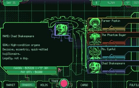 Space Warlord: Organ Trading Simulator screenshot