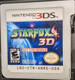 Star Fox 64 3D [Not For Resale]