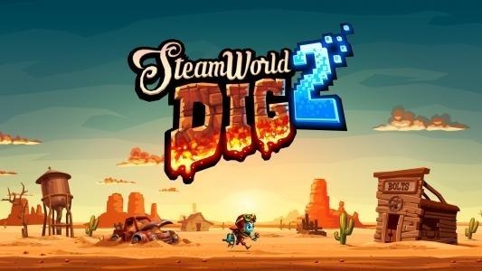 SteamWorld Dig 2 titlescreen