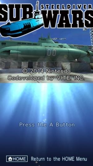 Steel Diver: Sub Wars titlescreen