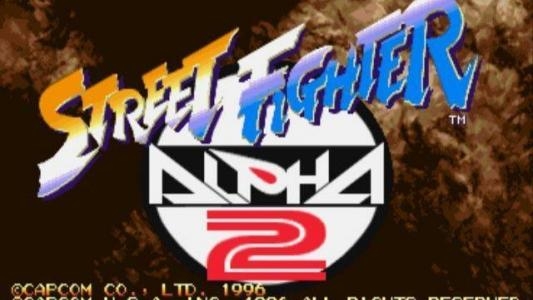 Street Fighter Alpha 2 titlescreen