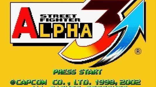 Street Fighter Alpha 3 titlescreen