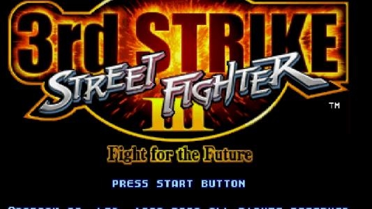 Street Fighter III: 3rd Strike titlescreen