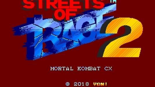 Streets of Rage 2: Mortal Kombat CX titlescreen